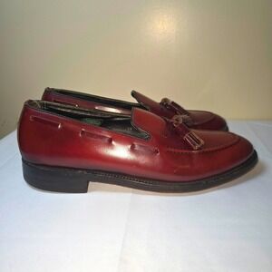 Florsheim Imperial 93224 Tuscany Tassel Loafer Polished Burgundy Calf 9.5